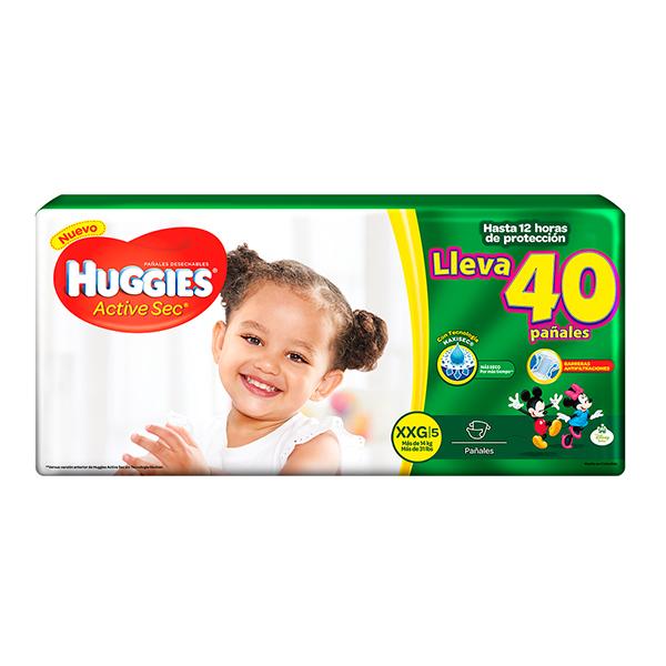 Pañales Active Sec, Huggies
