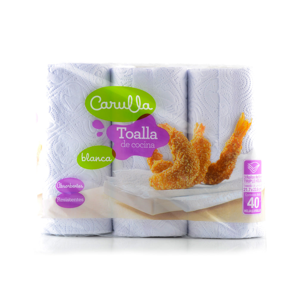 Toalla Cosina triple Hoja Carulla