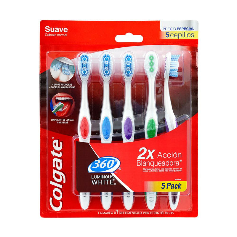 Colgate Promo Cepillo Dental 360 Luminous White