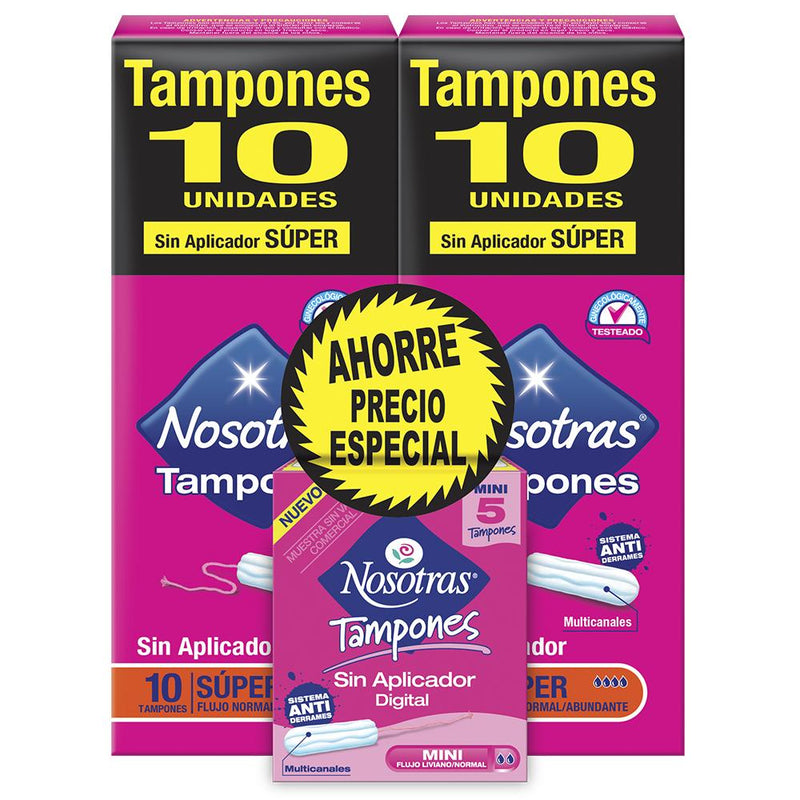 Tampones Digital Super Nosotras