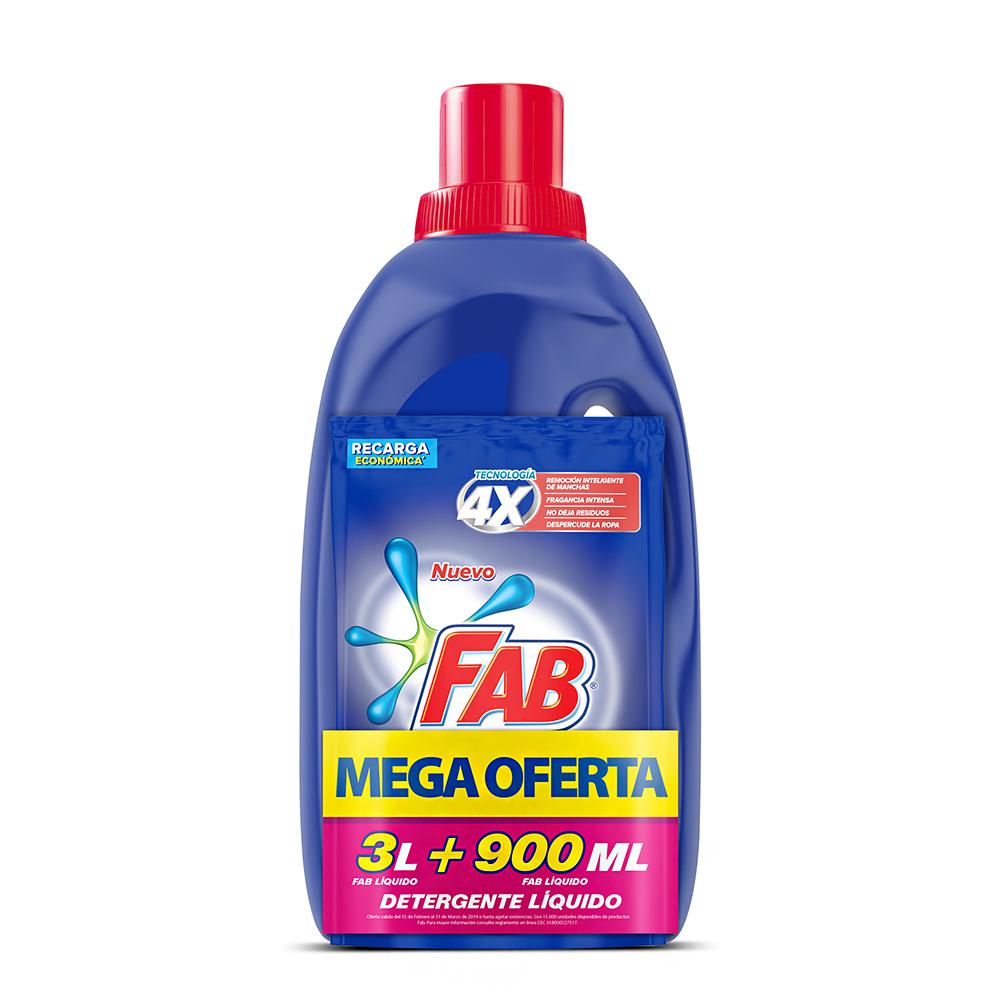 Detergente Liquido Floral Fab