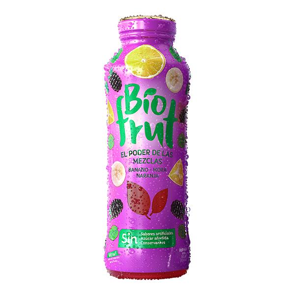 Biofrut Sabor a Banano, Mora y Naranja