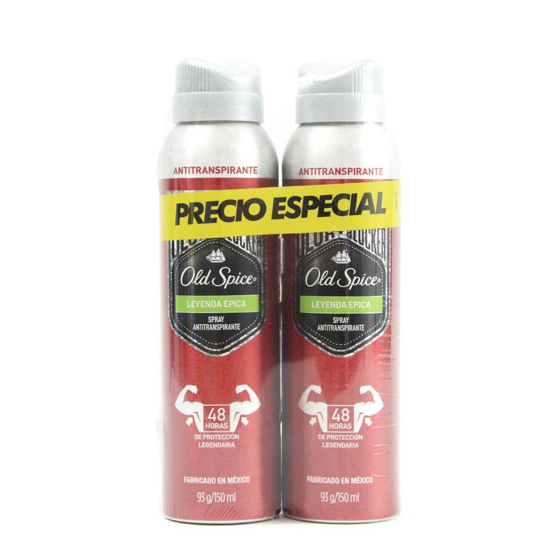 Spray Antitraspirante Old Spice Leyenda Épica