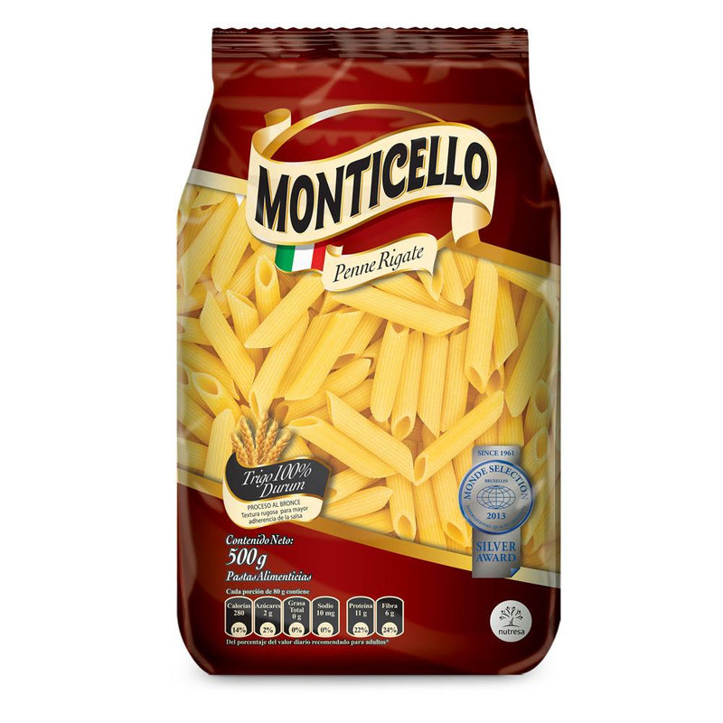 Monticello Pasta Penne Rigatte