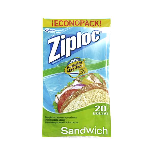Bolsa Sandwch Ecopack Ziploc