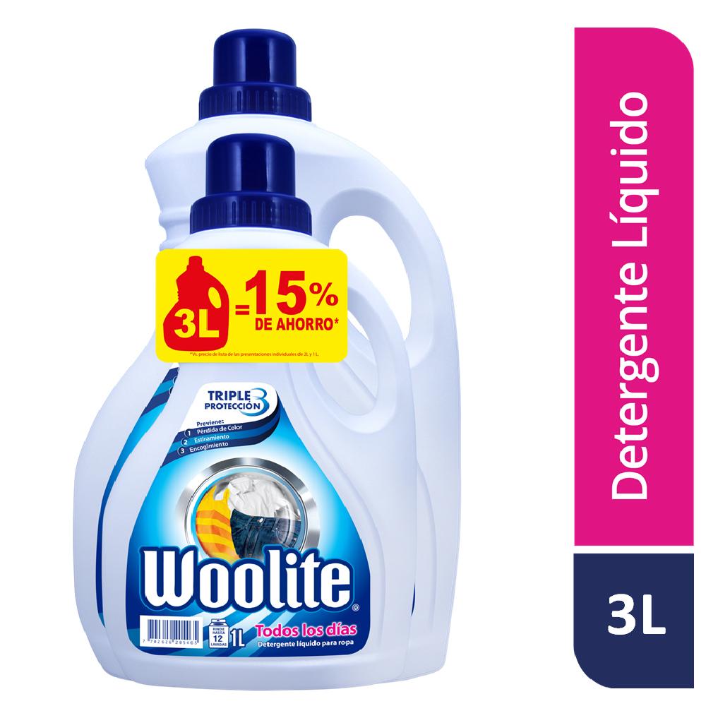 Woolite Detergente Líquido Triple Protección