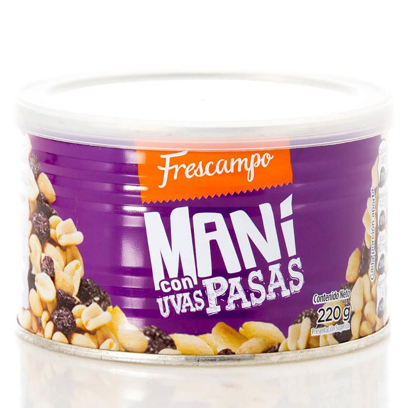 Maní con Uvas Pasas Frescampo