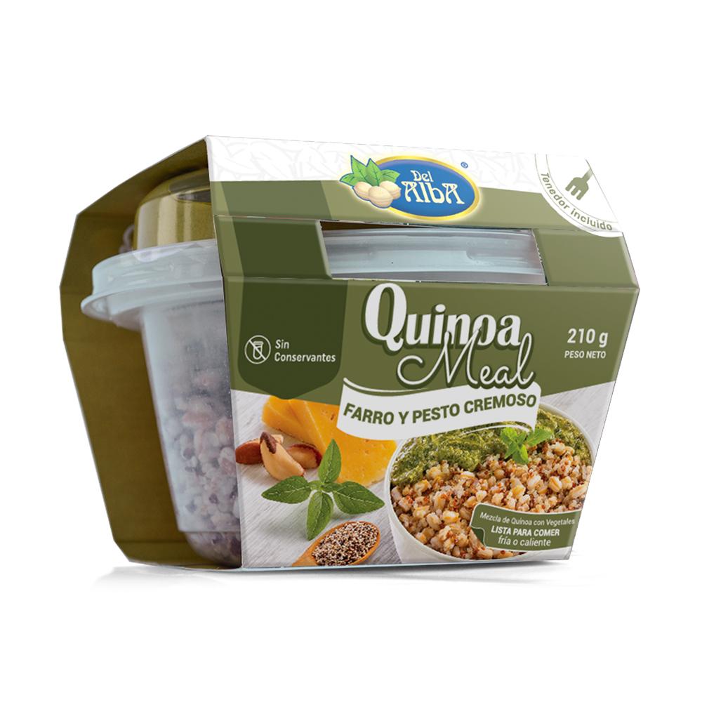 Quinoa Meal Farro y Pesto Cremoso Del Alba