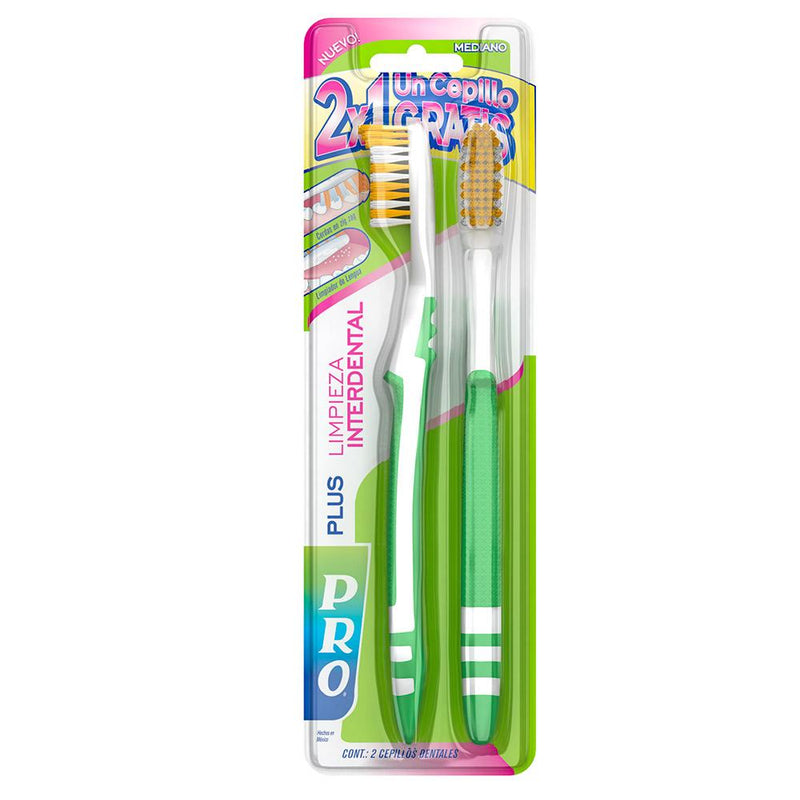 Pro Cepillos Dentales Plus Limpieza Interdental