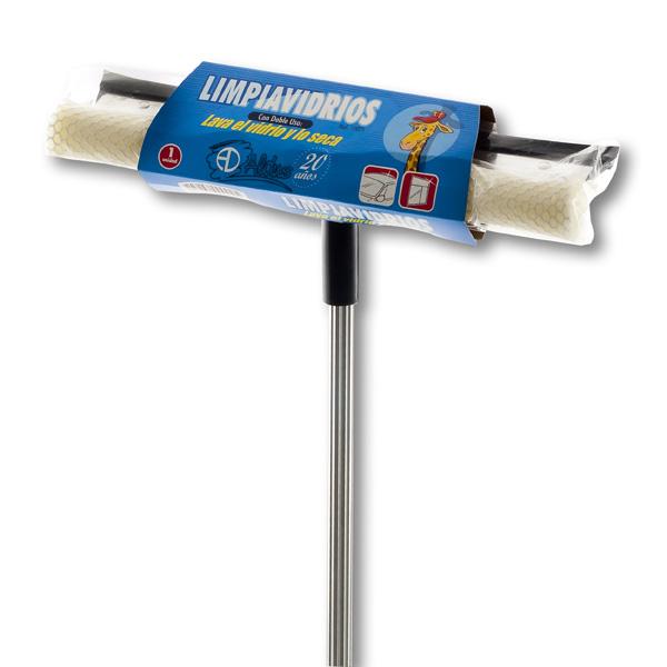 Aldus Limpiavidrios Metal Doble Uso