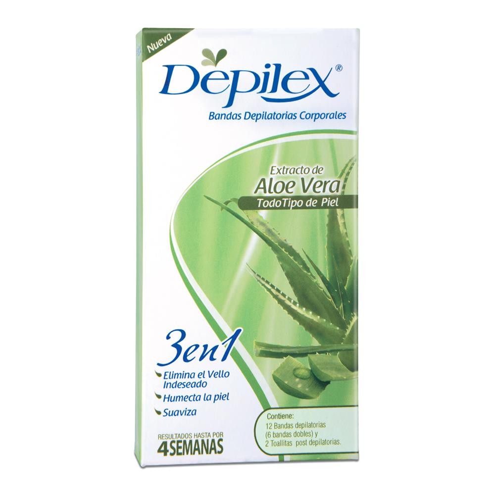 Bandas depilatorias corporales Depilex
