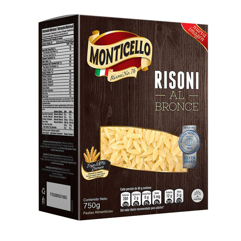 Monticello Risoni No 70 Al bronce