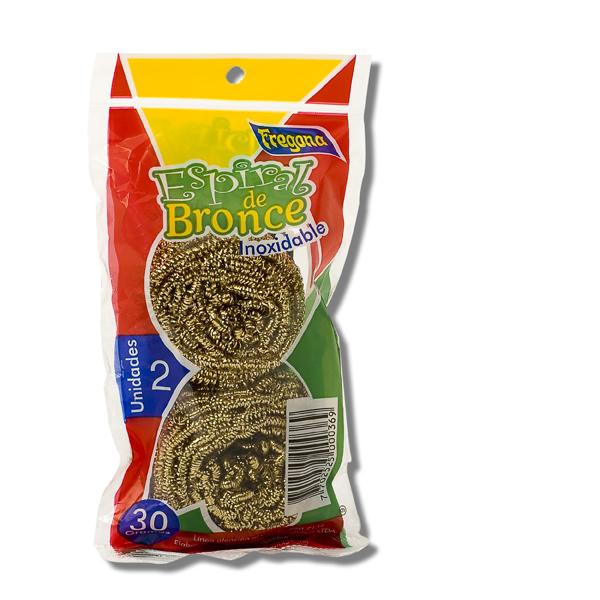 Esponja Espiral de Bronce Fregona