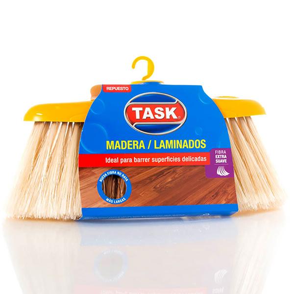 Escoba Fibra Sintetica Madera Task