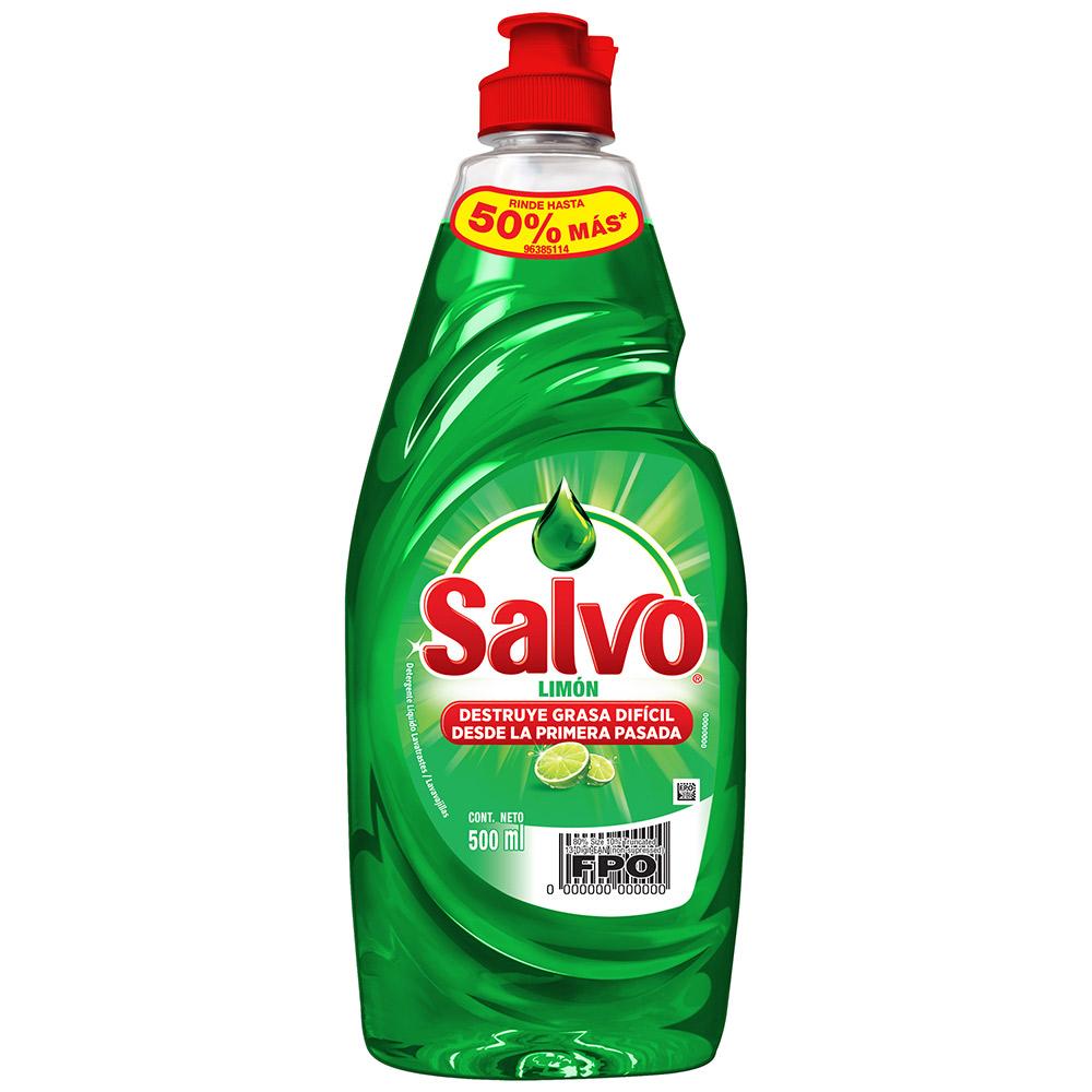 Salvo Lavaloza Líquido Limón Para Grasa Difícil