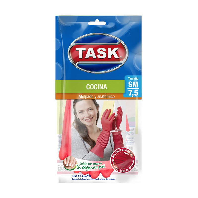 Guante Cosina Semi Crema Task