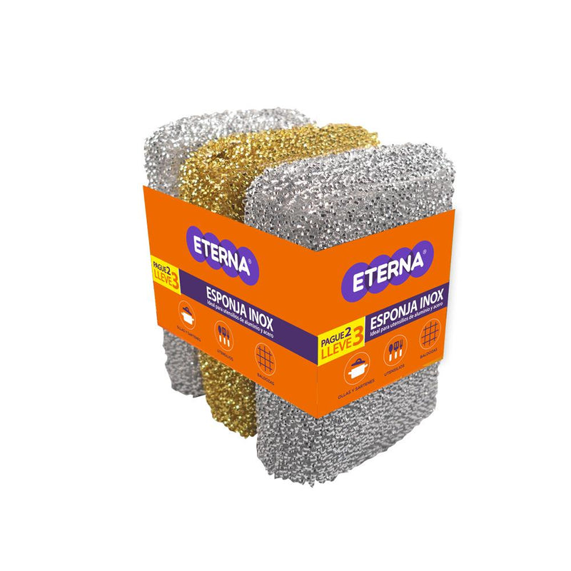 Eterna Esponja Inox Pague 2 Lleve 3