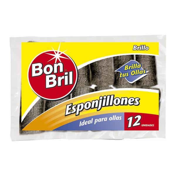 Esponjillon Alambre y Acero Bon Bril