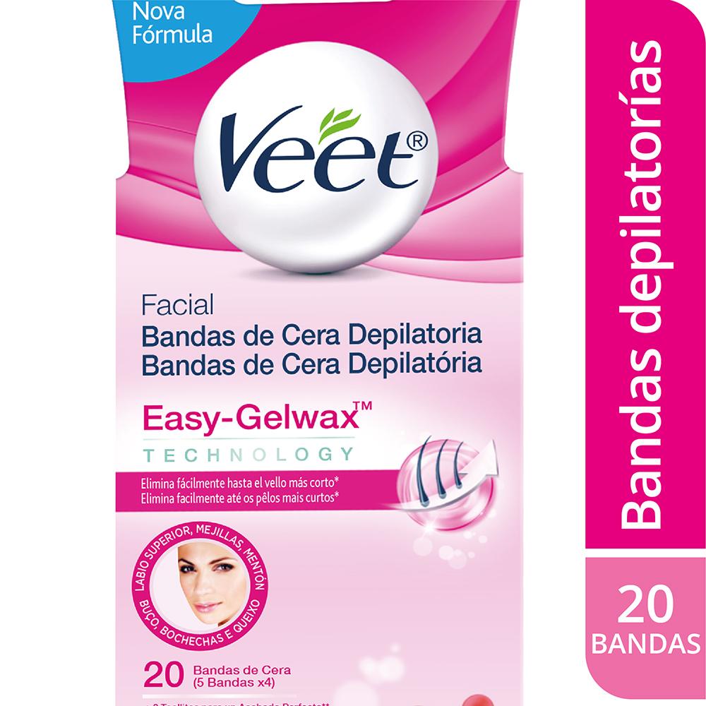 Veet Banda Cera Fria Facial
