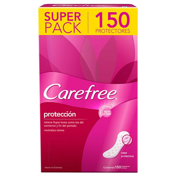 Protectores Diarios Regulares Carefree