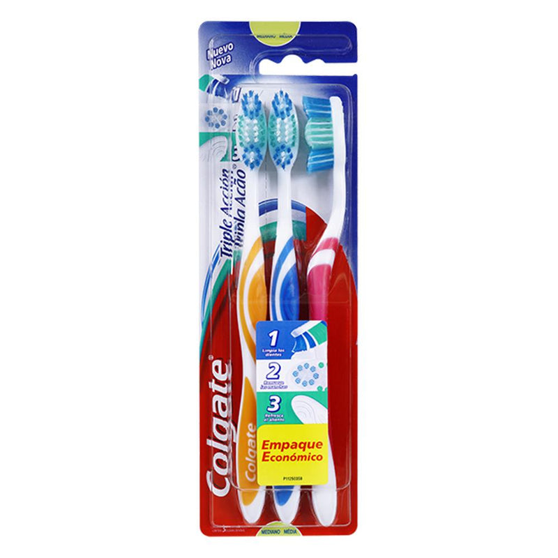 Colgate Cepillo Triple Acción X3 Unidades