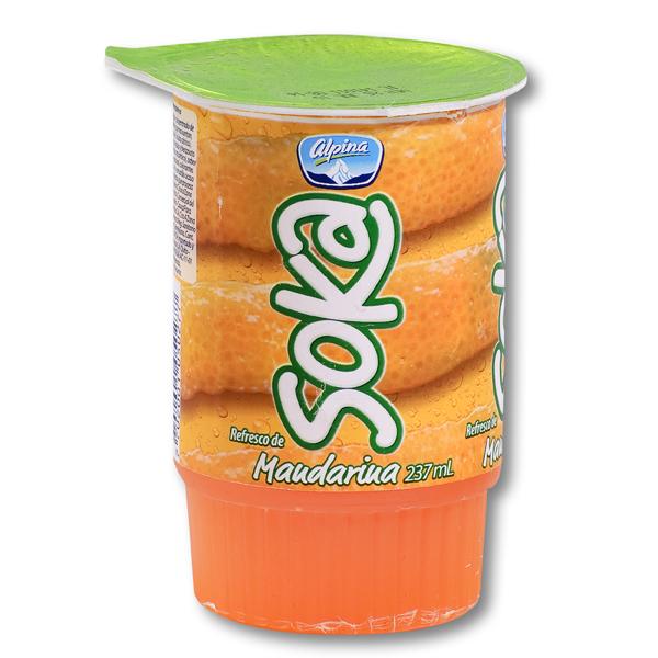 Refresco Mandarina Vaso Soka