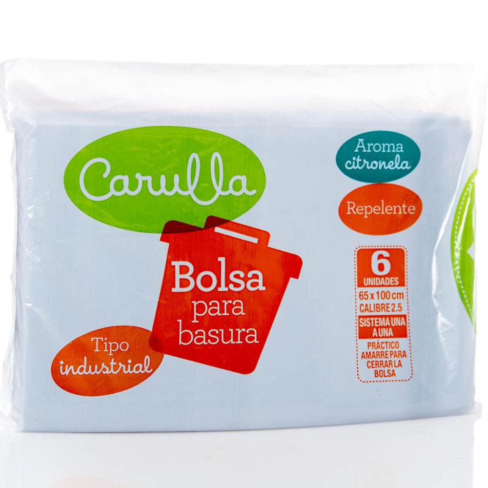 Carulla Bolsa De Basura, Tipo Industrial, Aroma Citronela, Repelente