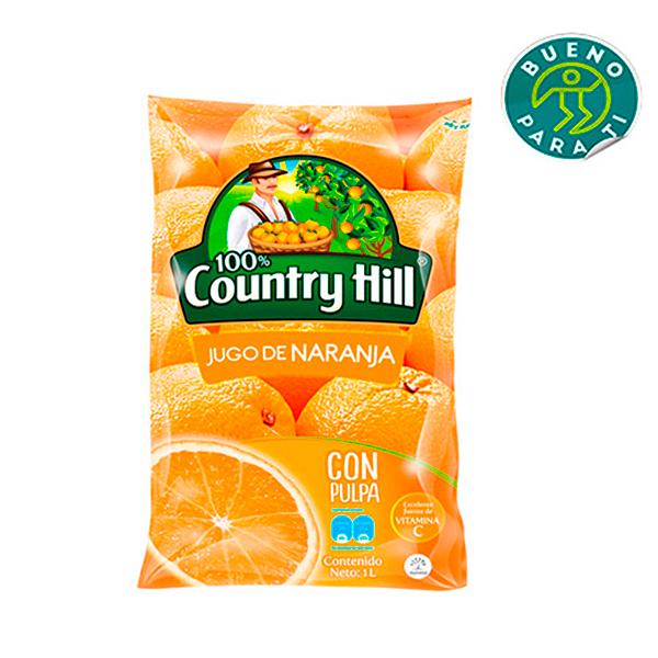 Jugo de Naranja en Bolsa con Pulpa Country Hill