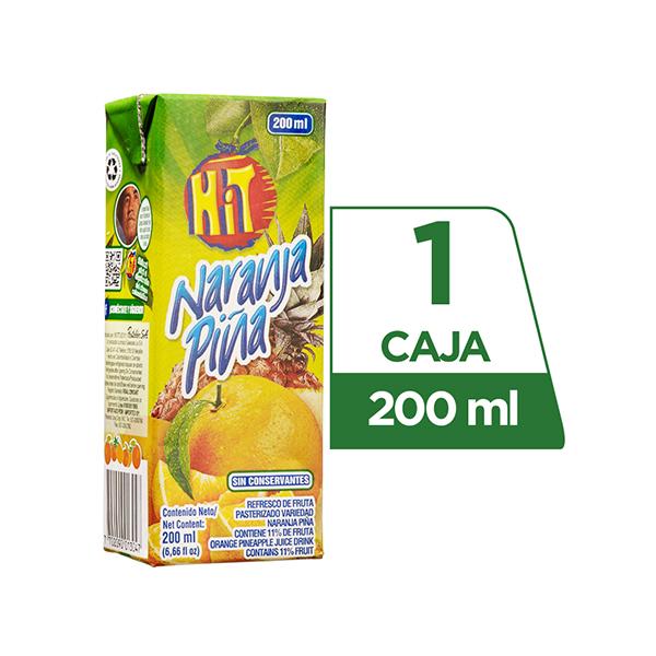 Refresco Naranja Piña Tetra Hit