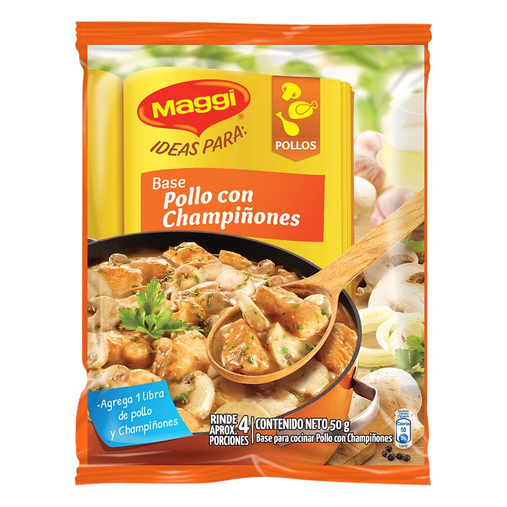 Base Pollo  con Champiñones Maggi