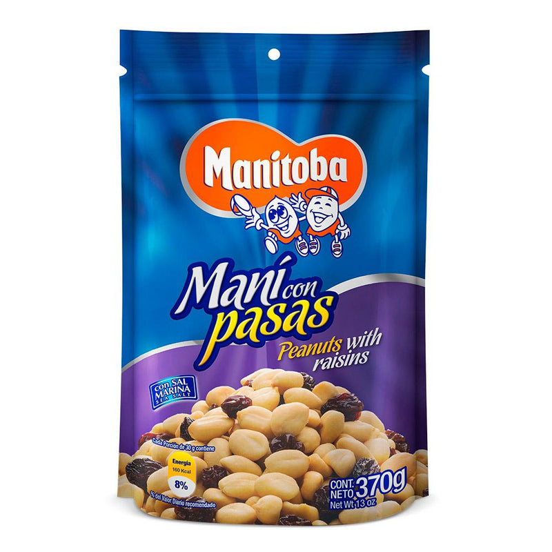 Maní con Pasas Manitoba