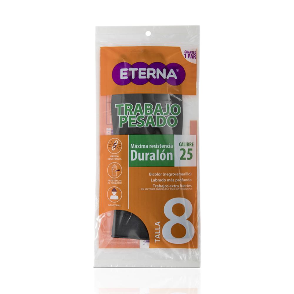 Eterna Guante Trabajo Pesado, Calibre 25, Talla 8