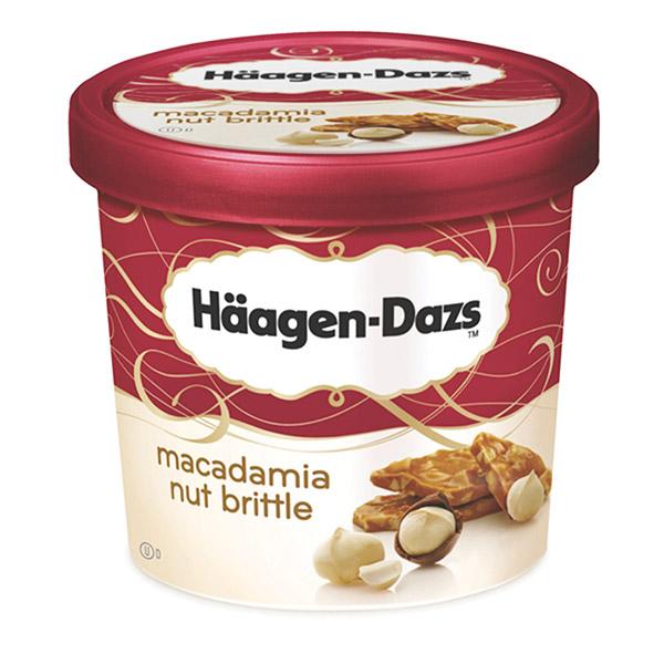 Haagen-Dazs Marca Exclusiva Helado Trozos De Macadamia