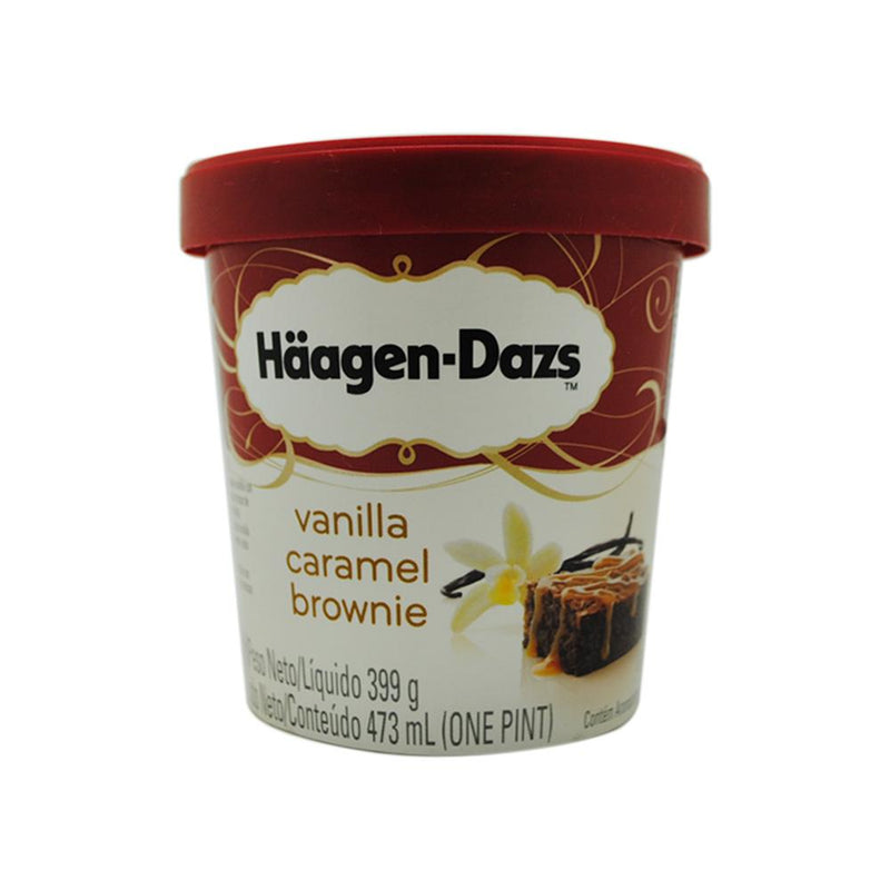 Haagen-Dazs Marca Exclusiva Helado Vainilla, Brownie, Caramelo