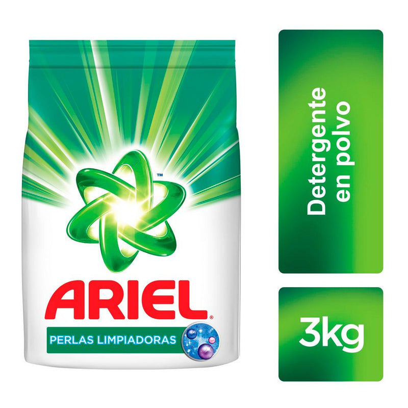 Ariel Detergente En Polvo Regular 3000g