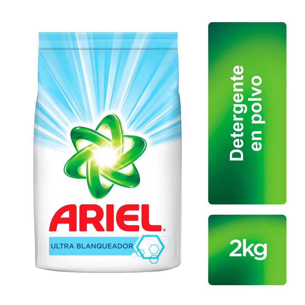 Ariel Detergente En Polvo Ultra Blanqueador