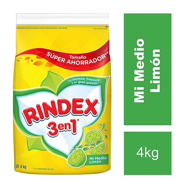 Detergente Medio Limon Rindex