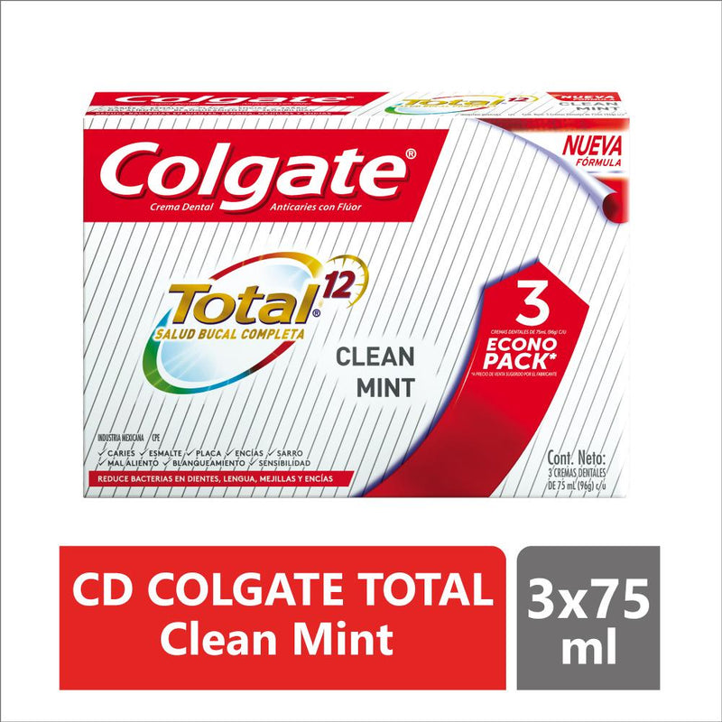 Colgate Crema Dental Total X3 Clean M