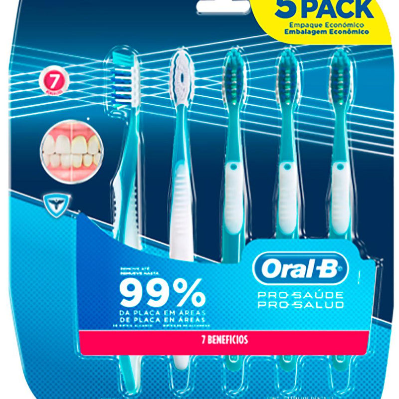 Oral-B Cepillo 7 Beneficios X5 Unidades