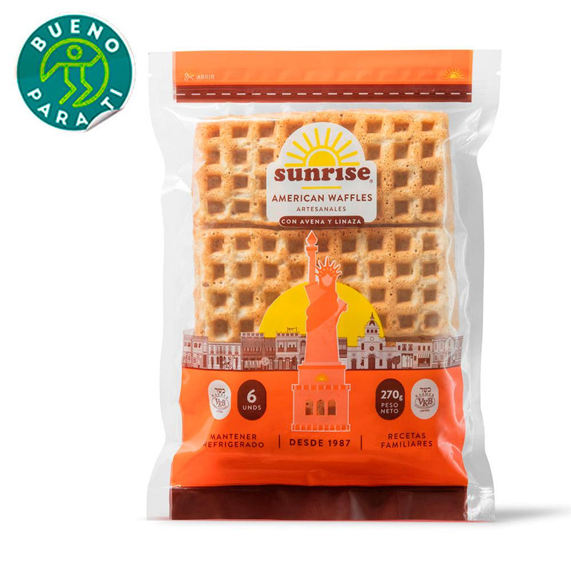 Sunrise Waffles Tipo Amer Avena/Linaza